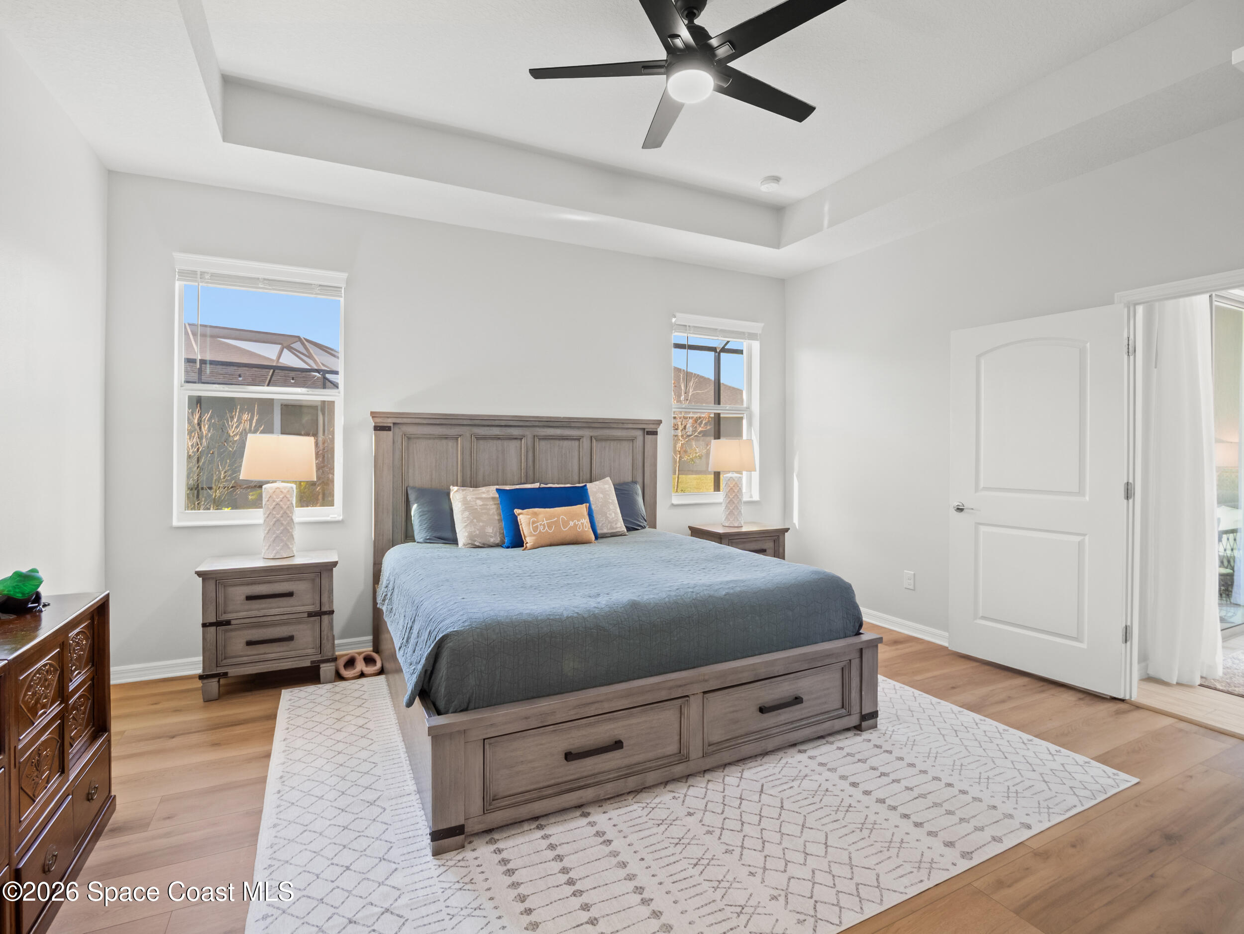 3363 Addison Drive Melbourne, FL 32940 - Photo 17 of 53 a room with a bed and a window