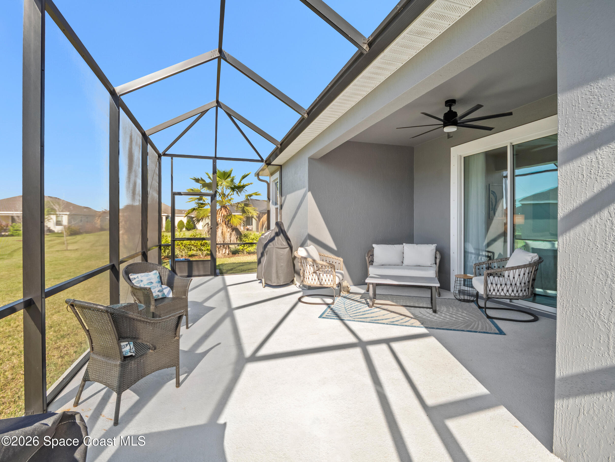3363 Addison Drive Melbourne, FL 32940 - Photo 31 of 53 a view of an outdoor space with seating