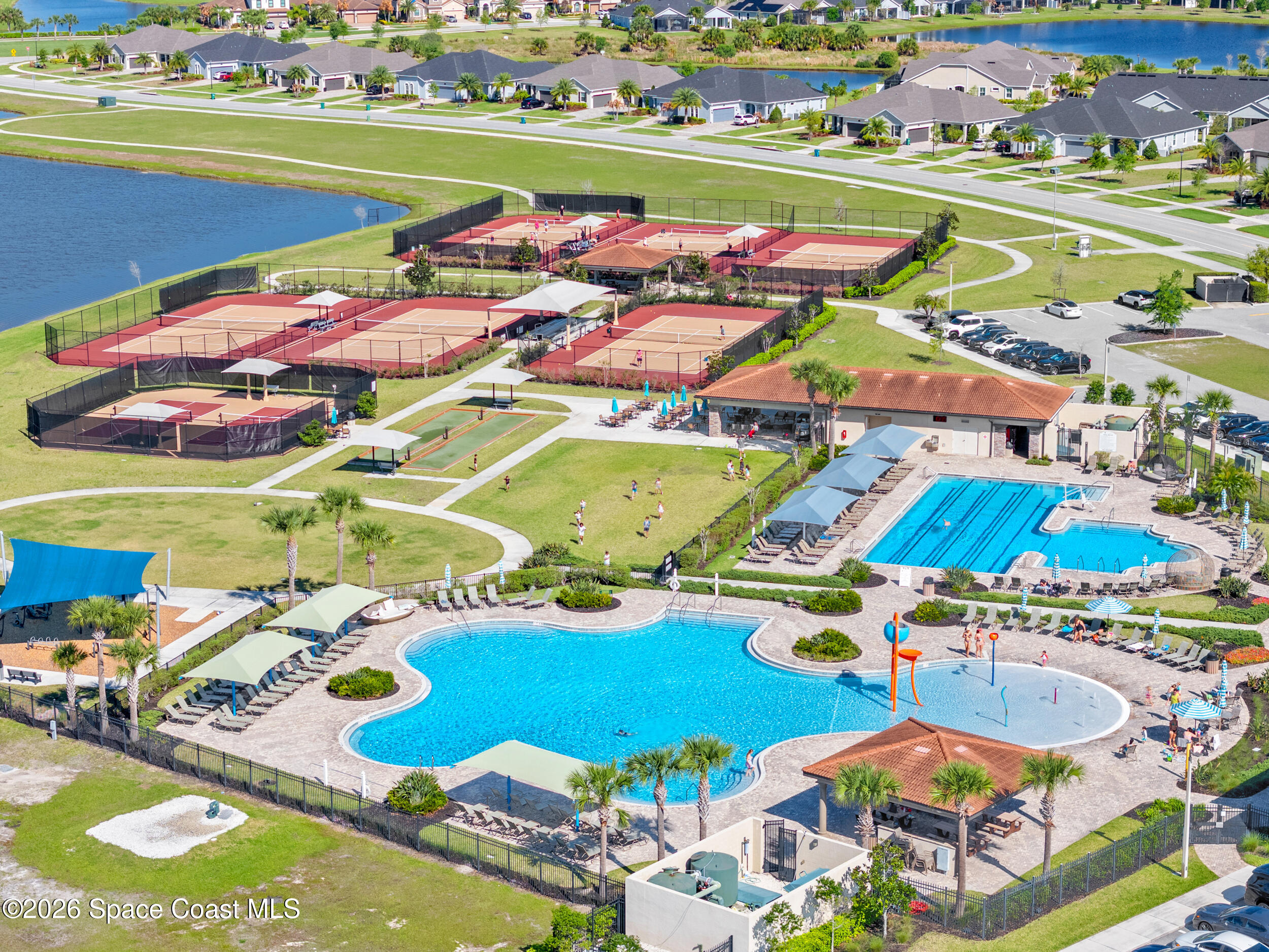3363 Addison Drive Melbourne, FL 32940 - Photo 36 of 53 a view of an outdoor space pool patio and outdoor seating