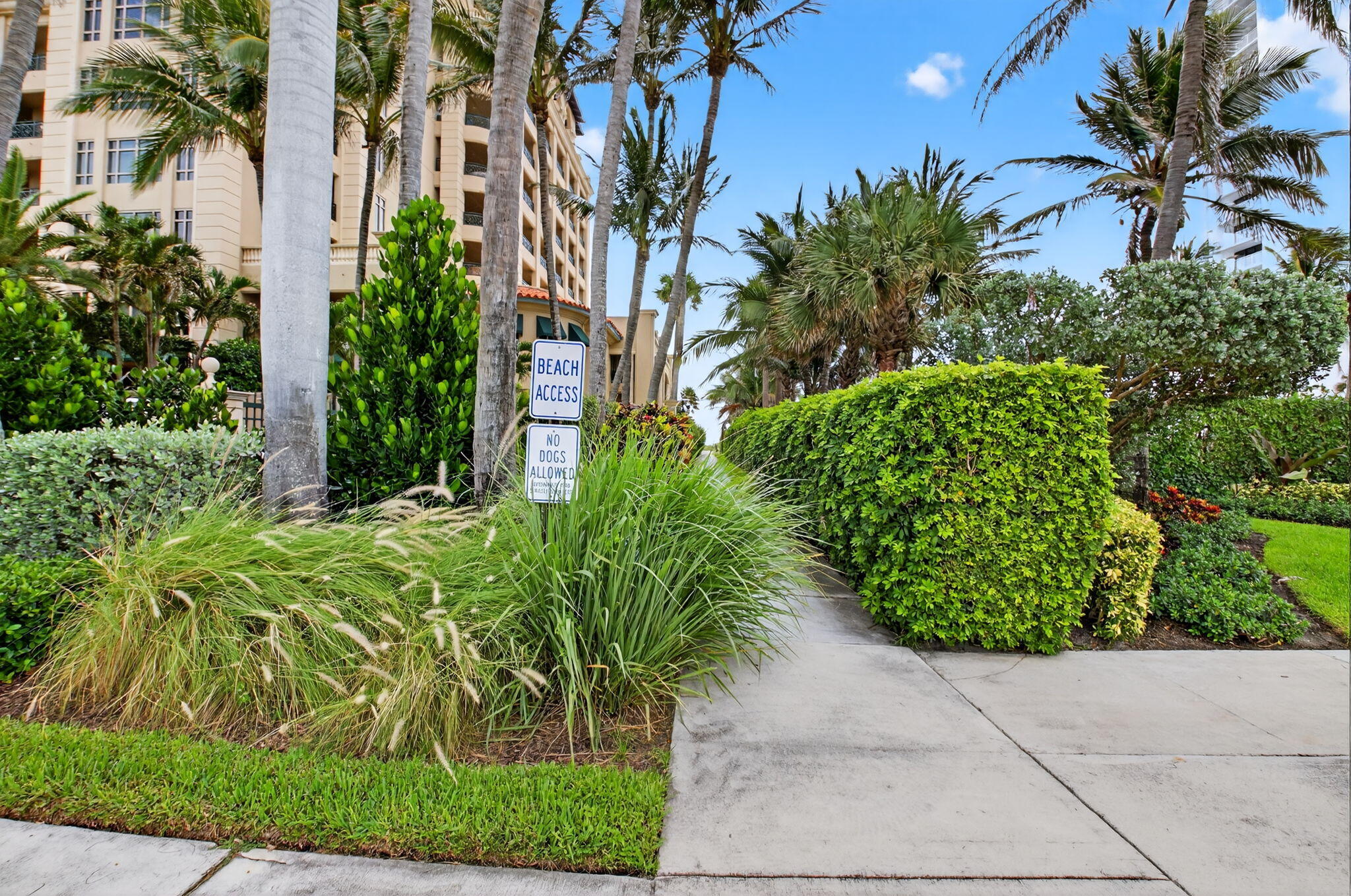 930 Osceola Drive, Unit 8 Boca Raton, FL 33432 - Photo 4 of 33 Private Beach Entrance