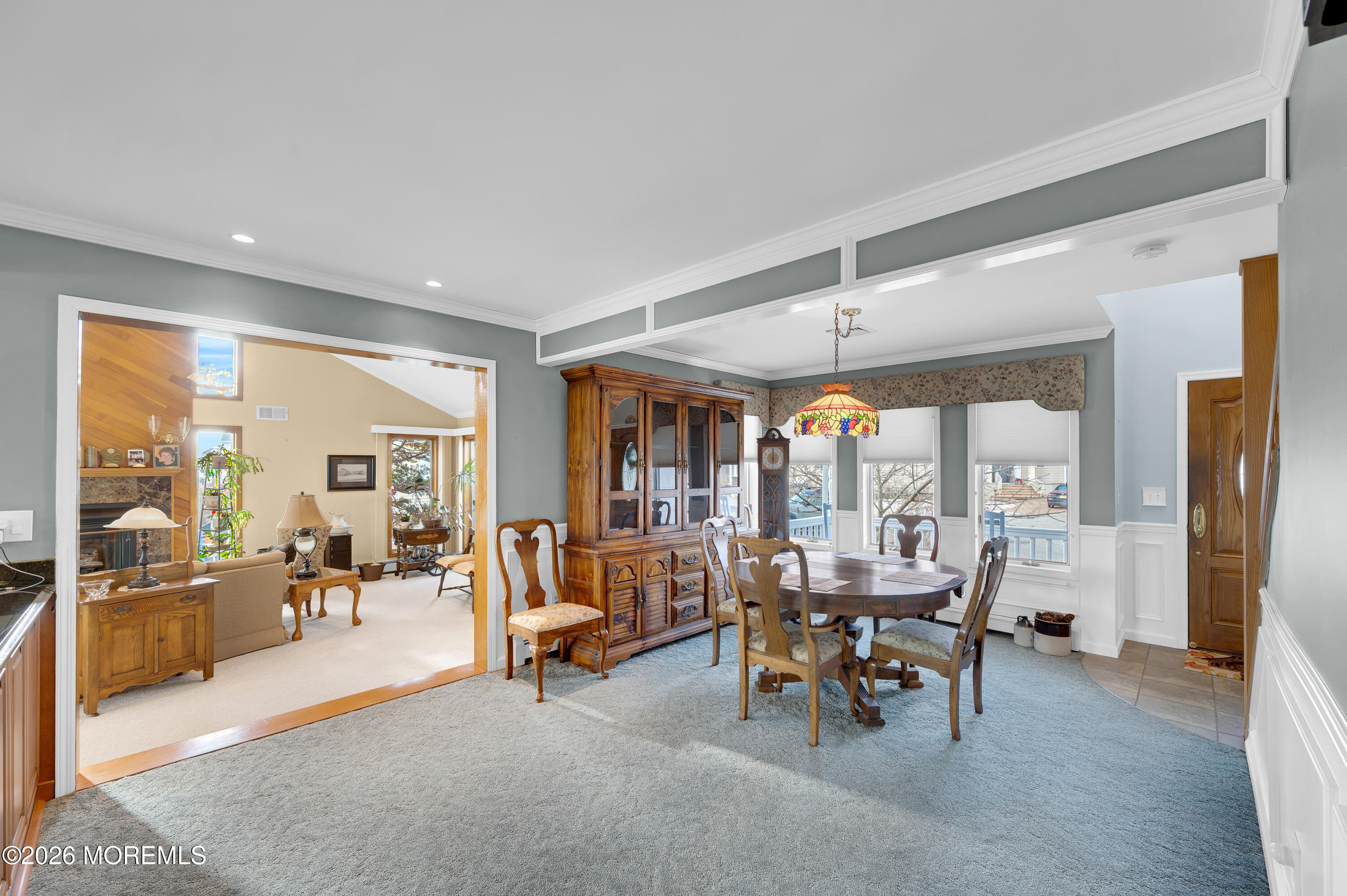 1005 Plimsoll Point Lanoka Harbor, NJ 08734 - Photo 15 of 54 a view of a dining room with furniture window and outside view