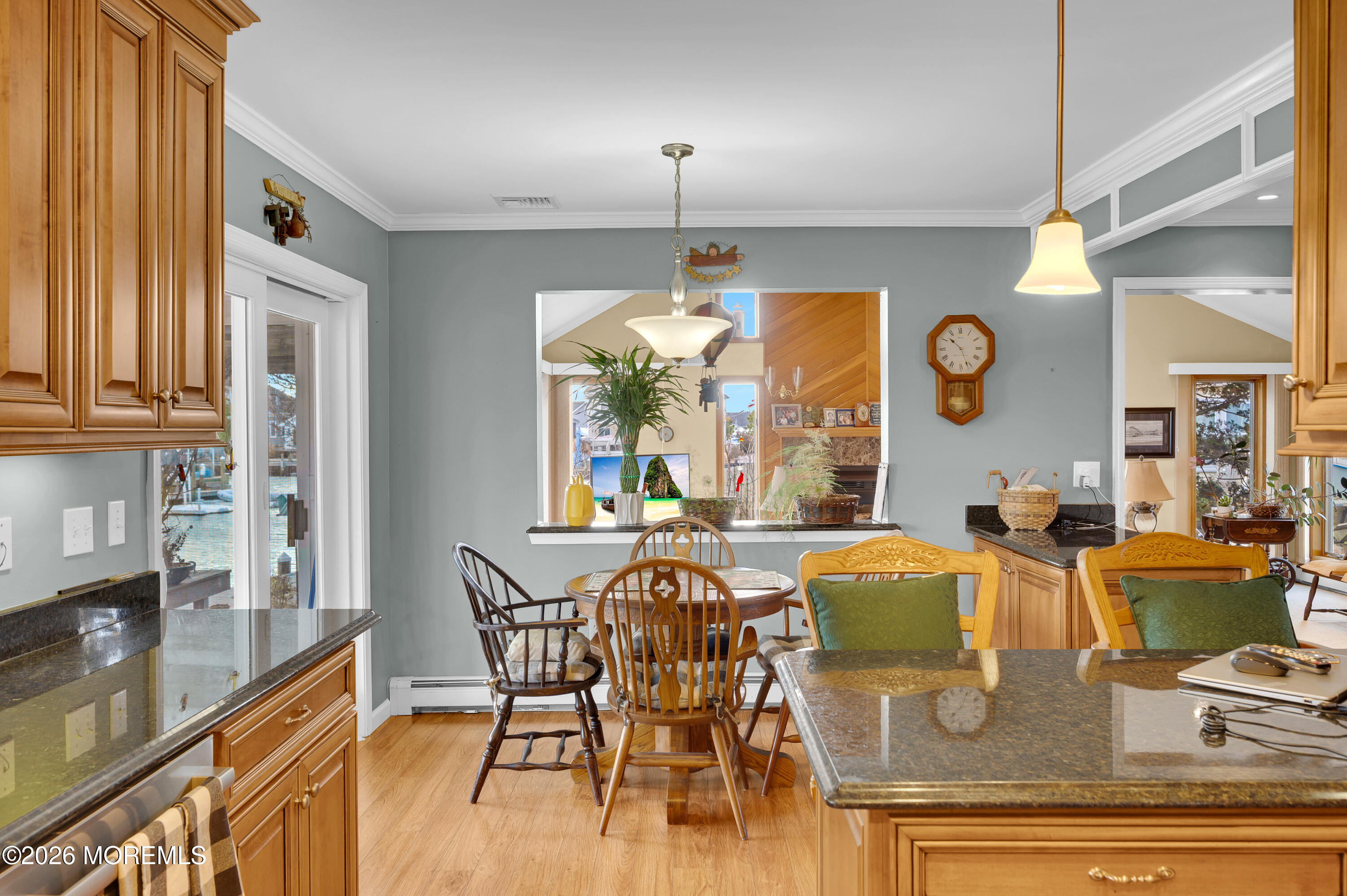 1005 Plimsoll Point Lanoka Harbor, NJ 08734 - Photo 33 of 54 a view of a dining room with furniture window and outside view