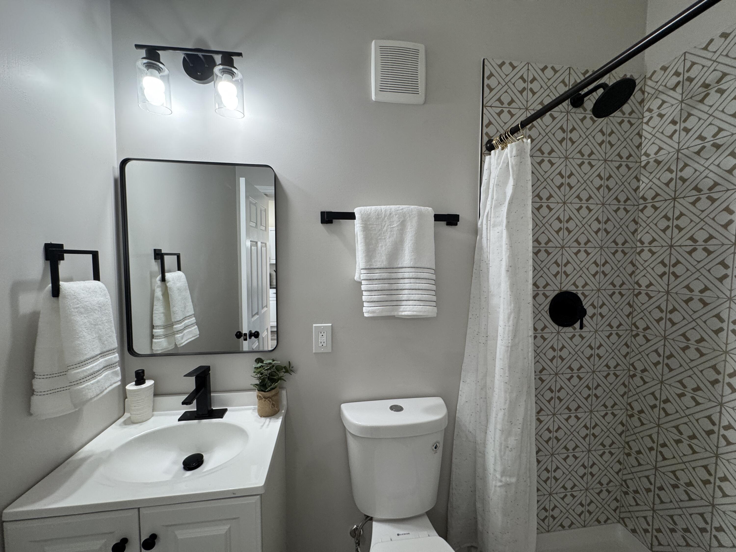 800 Buchanan Street Gary, IN 46402 - Photo 14 of 29 a bathroom with a sink toilet and shower