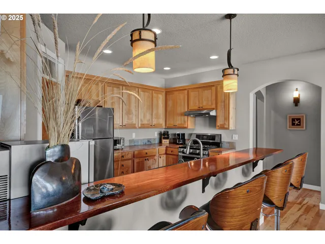 a bedroom with a bed and a walk in closet