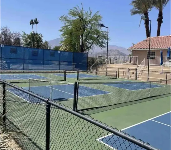 a view of a tennis court