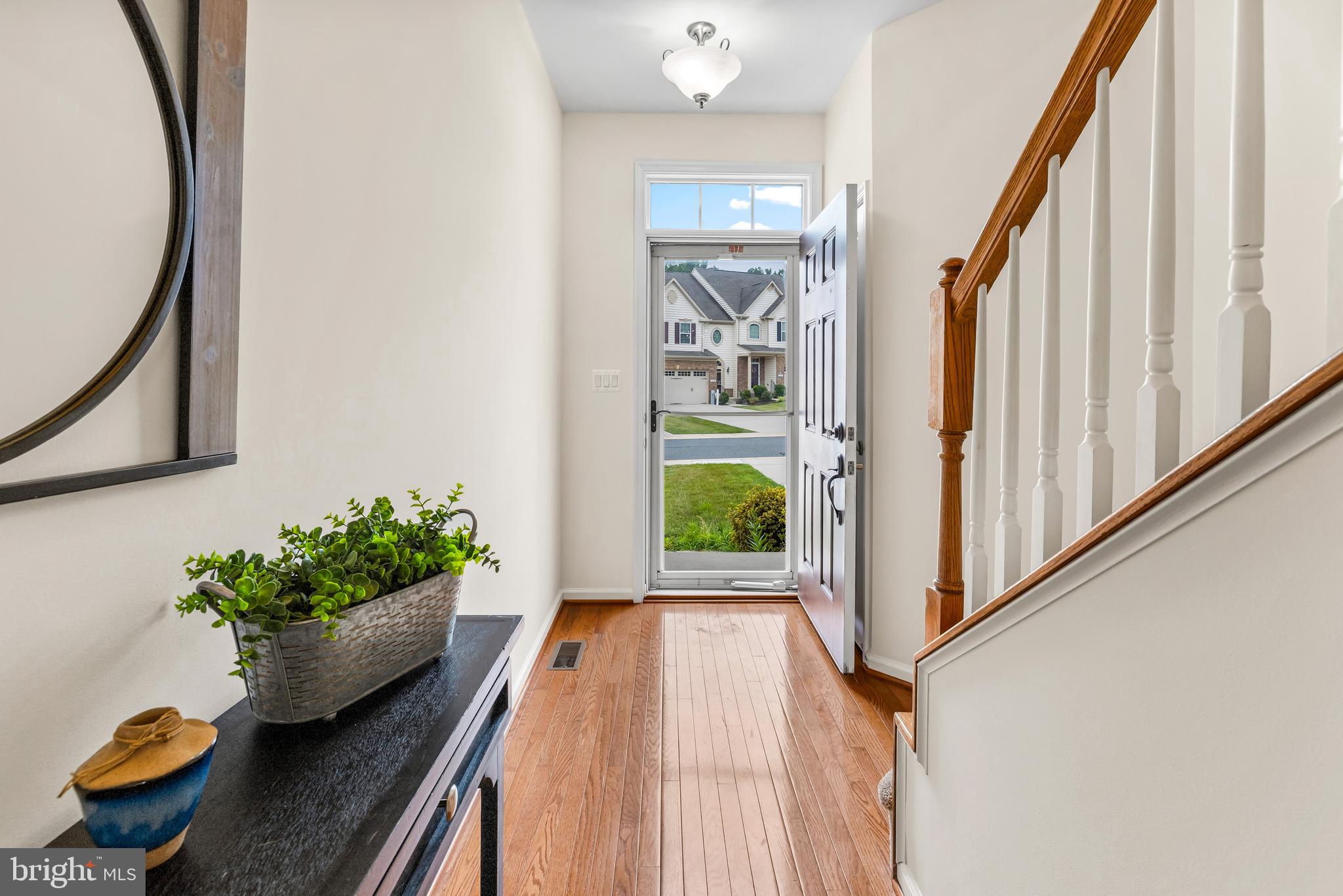 331 Tufton Circle Fallston, MD 21047 - Photo 5 of 48 Hardwood floors. Coat closet behind front door.
