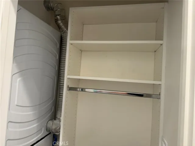 a close view of closet