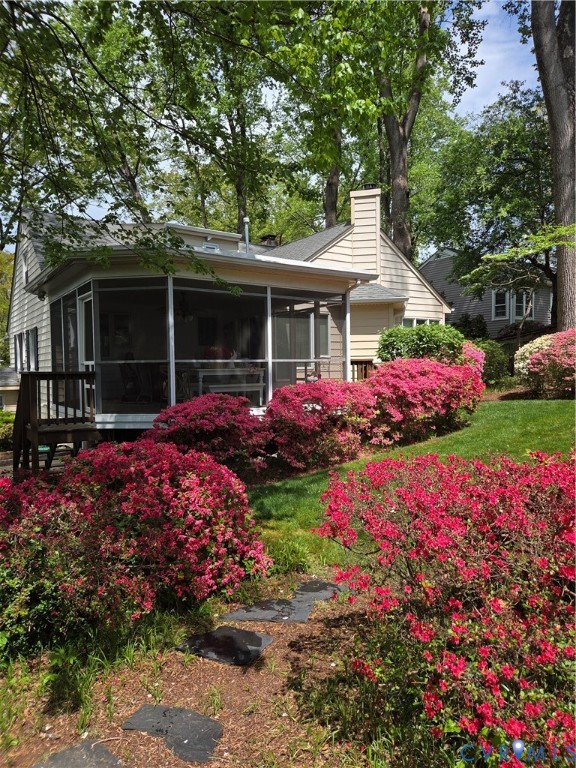 7733 Rock Creek Road Henrico, VA 23229 - Photo 35 of 73 Backyard/Screened Porch