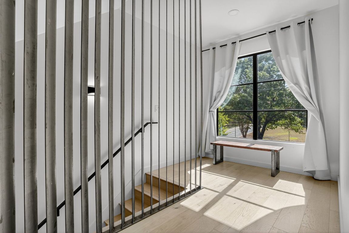 2316 Euclid Avenue Austin, TX 78704 - Photo 19 of 40 a view of a porch with wooden floor and windows