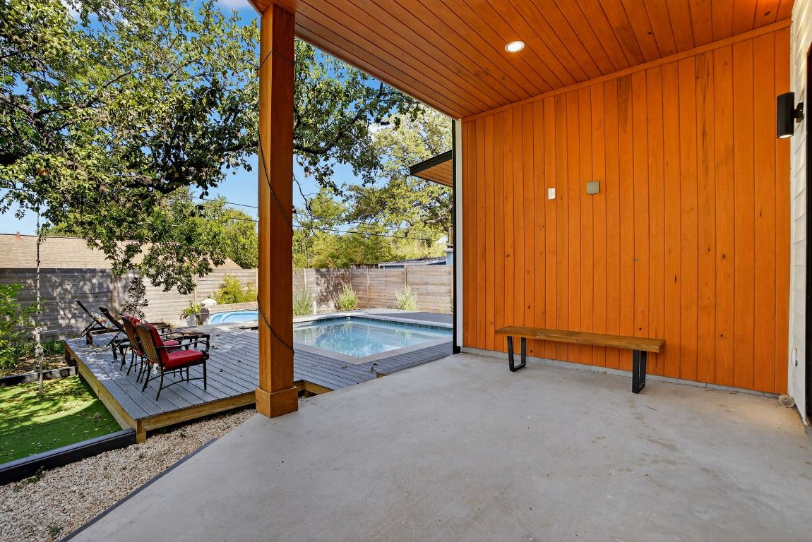 2316 Euclid Avenue Austin, TX 78704 - Photo 36 of 40 a view of an outdoor room with a yard