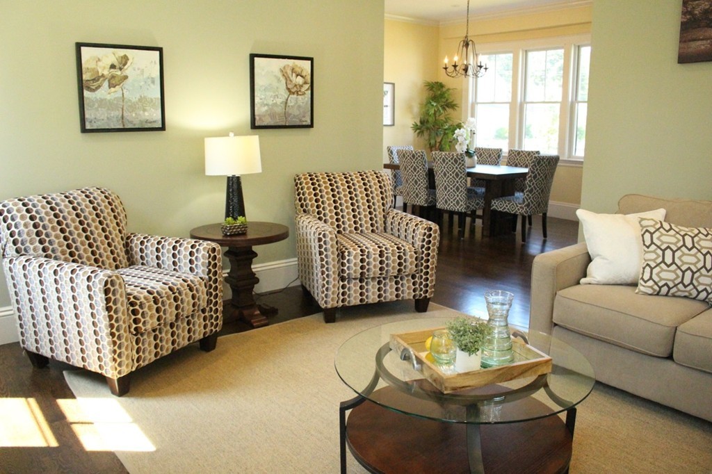 166 Parmenter Road Newton, MA 02465 - Photo 13 of 30 a living room with furniture and a large window