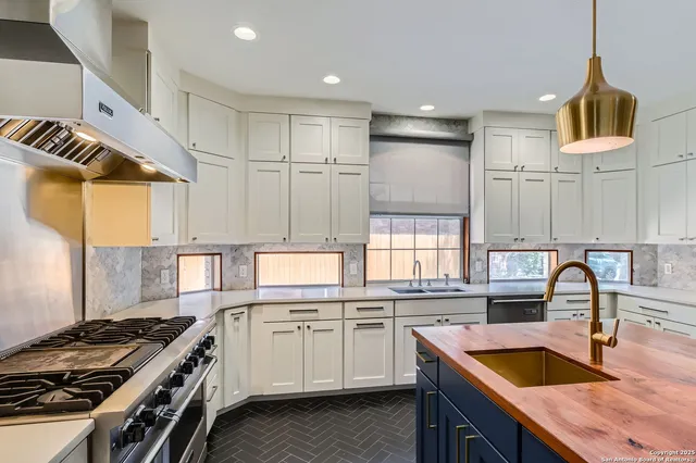 a view of kitchen with wooden floor