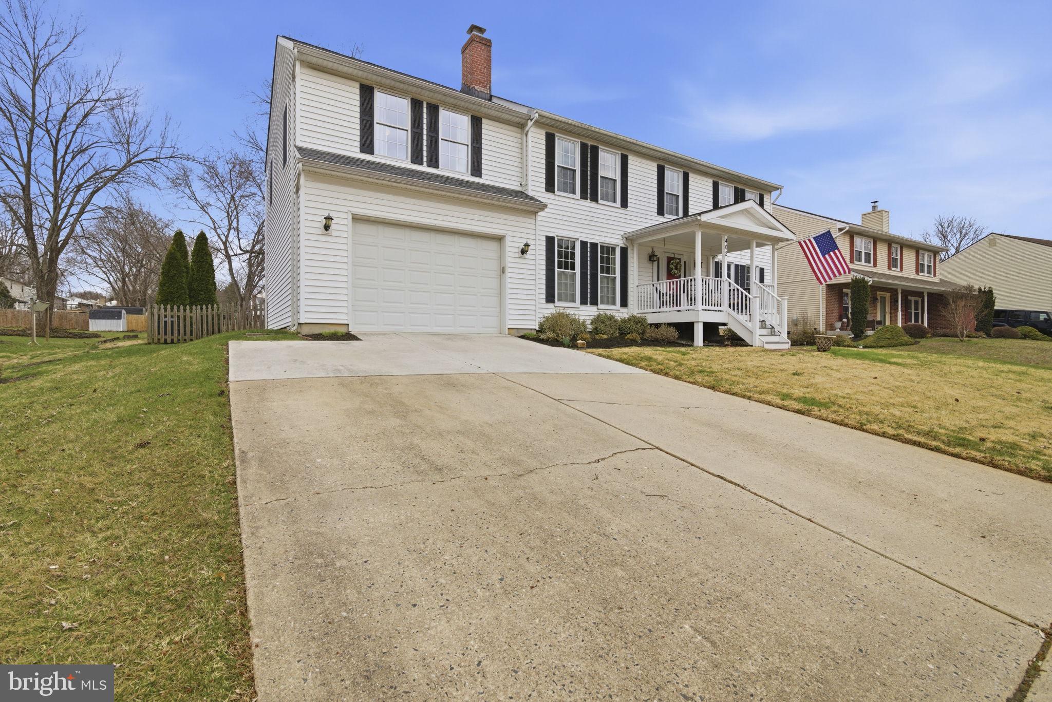 402 North Shamrock Road Bel Air, MD 21014 - Photo 2 of 50 Double driveway & 1 car garage