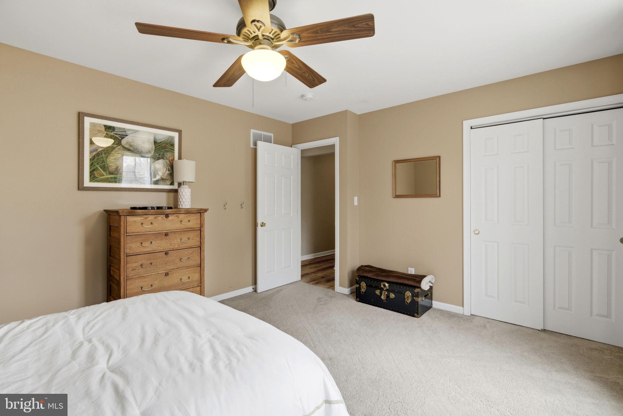 402 North Shamrock Road Bel Air, MD 21014 - Photo 27 of 50 Bedroom 3 -, double closet, ceiling fan
