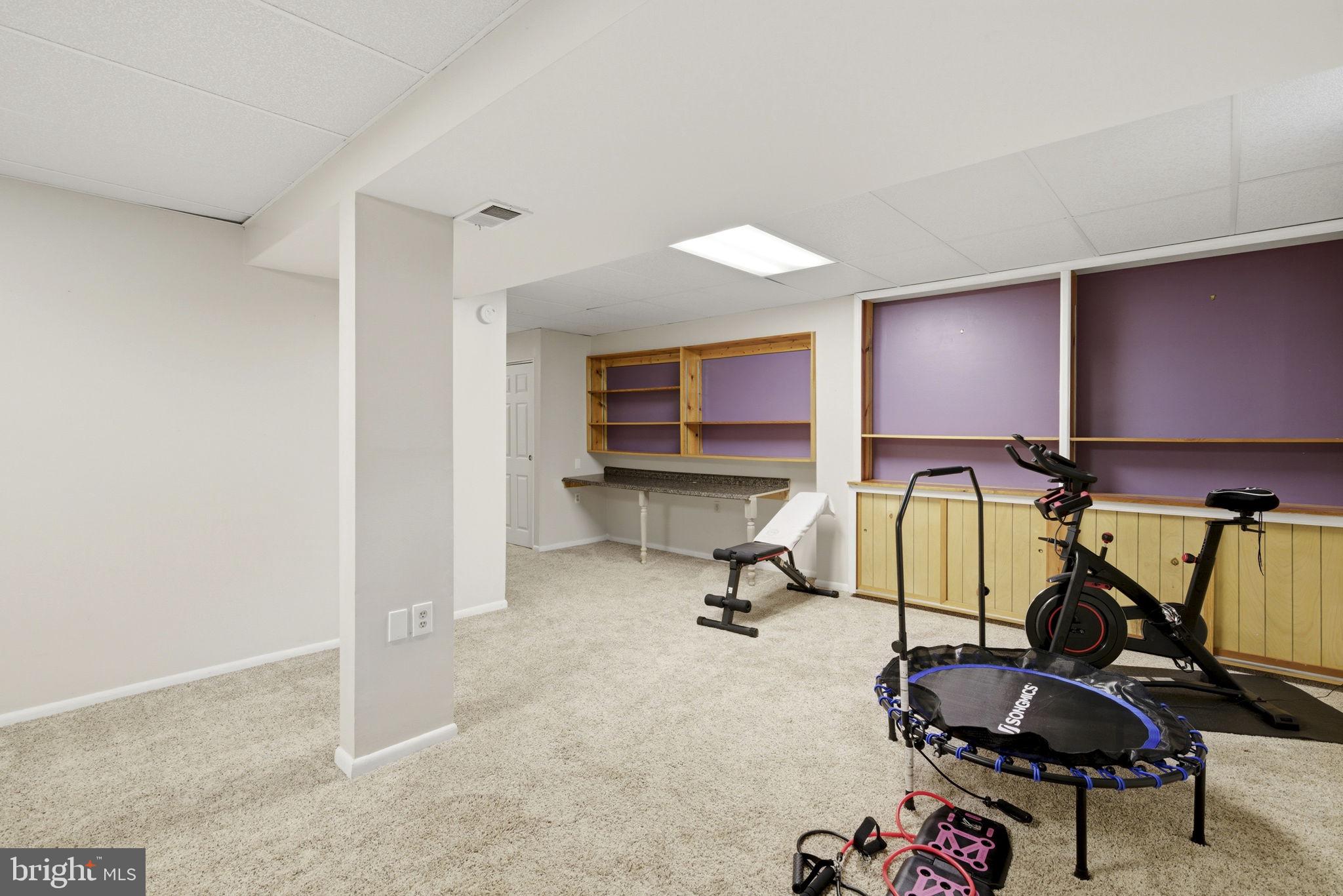 402 North Shamrock Road Bel Air, MD 21014 - Photo 33 of 50 Built in shelving w/ desk & storage cabinets