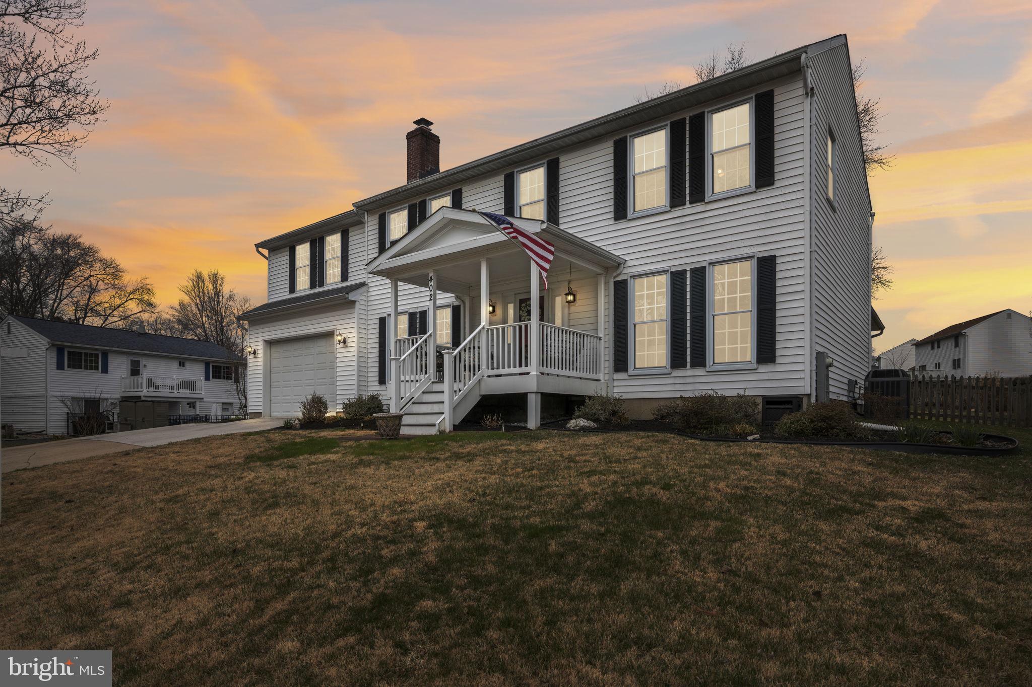 402 North Shamrock Road Bel Air, MD 21014 - Photo 4 of 50 Twilight view of home