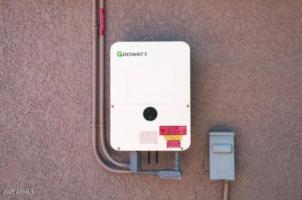 a view of a garden with a slide