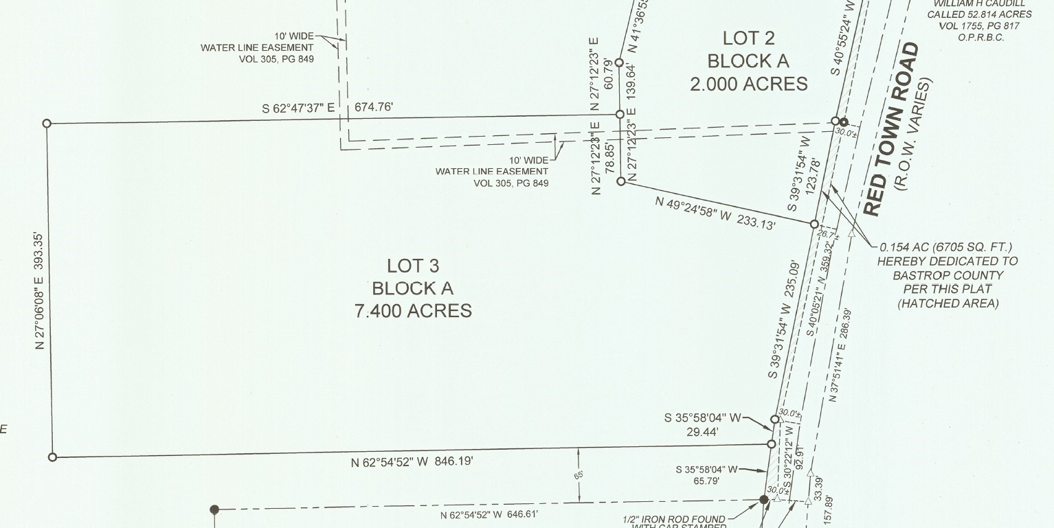 1018 Red Town Road Elgin, TX 78621 - Photo 14 of 14 Full plat available upon request