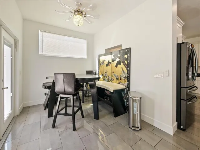 a view of entryway with a front door