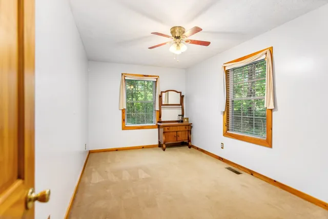 a view of an empty room