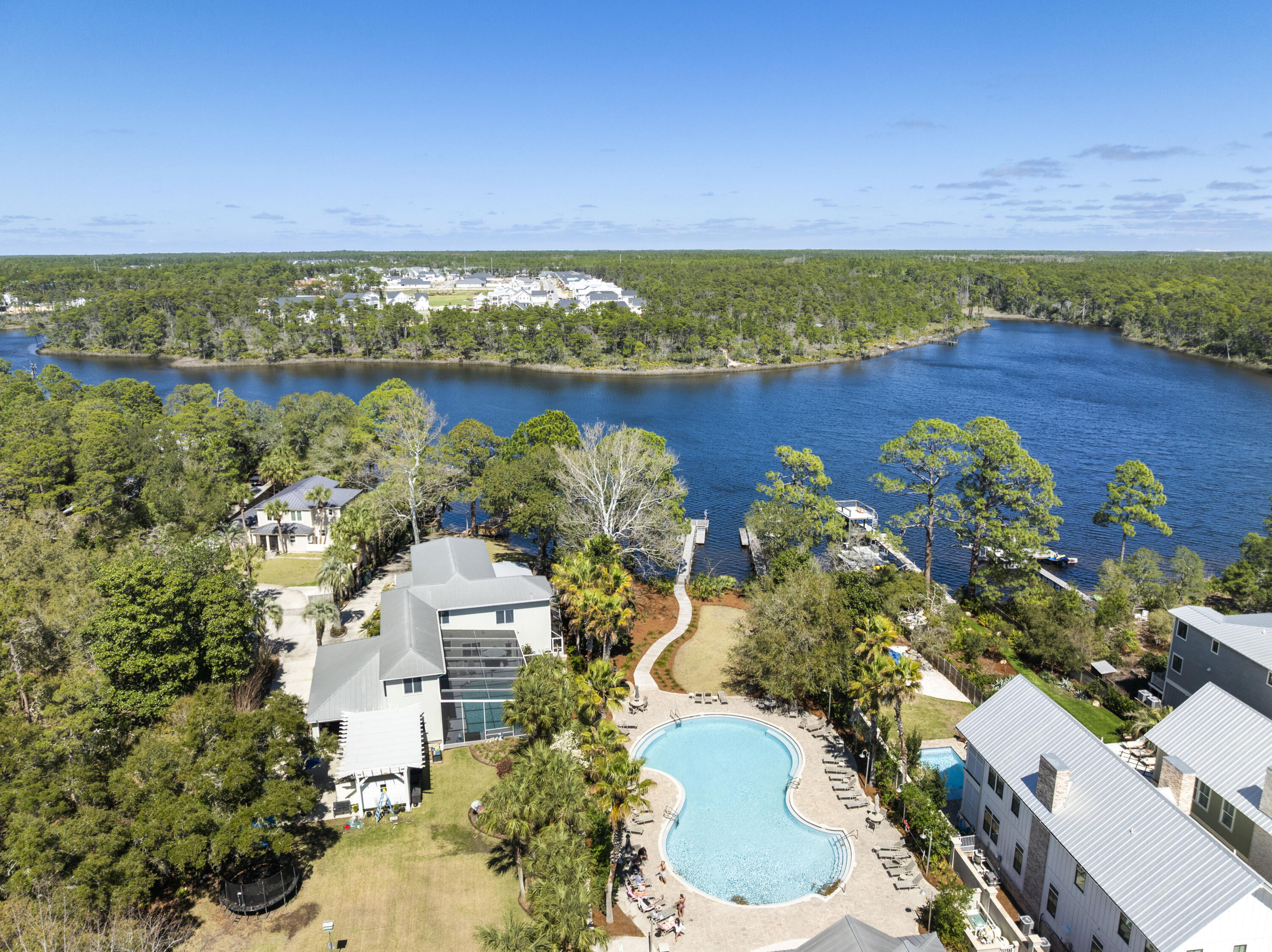 Tbd West Grande Pointe Drive, Unit LOT 68 Inlet Beach, FL 32461 - Photo 11 of 28 an aerial view of a city with lots of residential buildings ocean and mountain view in back
