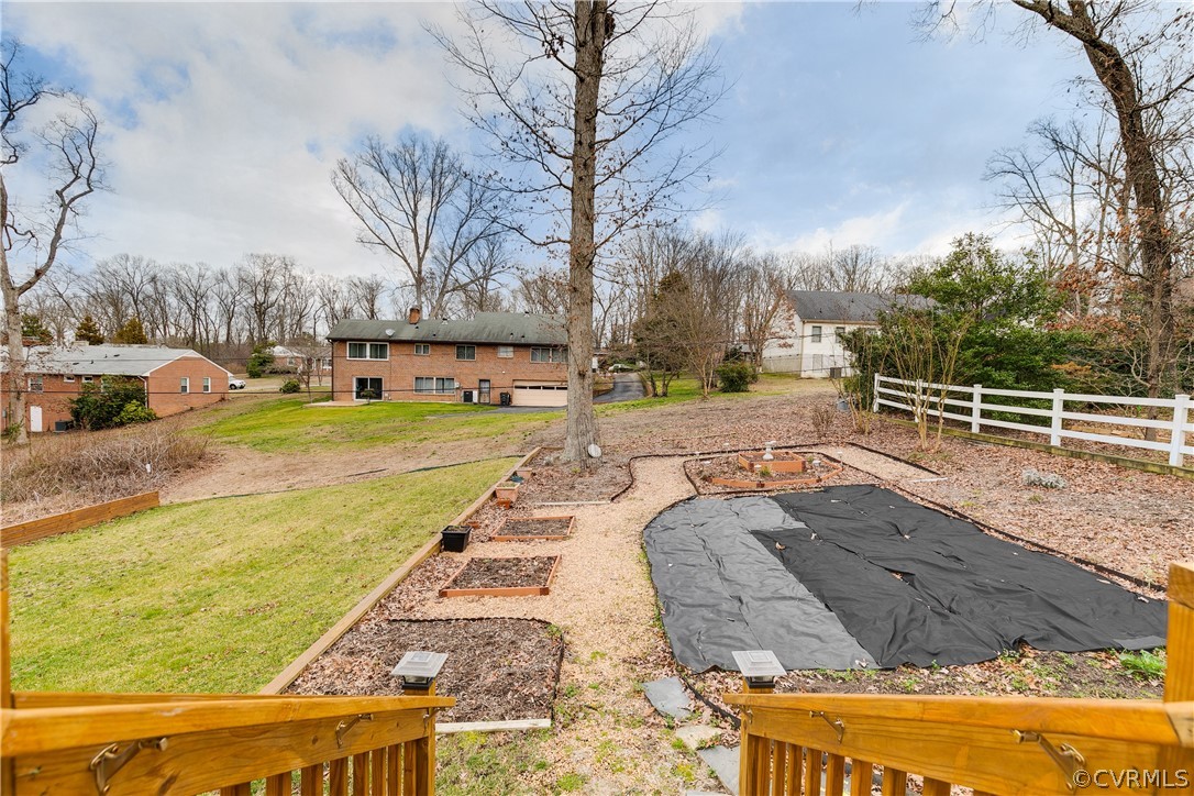 11409 Surry Road Chester, VA 23831 - Photo 31 of 35 Area off deck, perfect for gardening or play groun