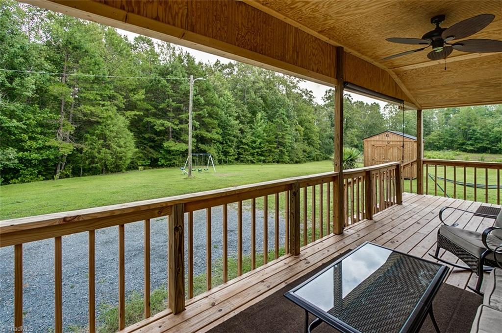 1939 Burney Road Asheboro, NC 27205 - Photo 21 of 28 Covered side porch