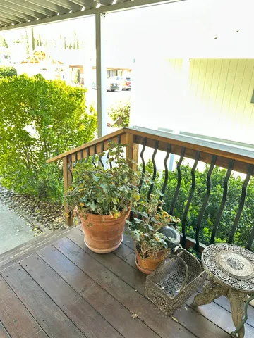 a view of balcony