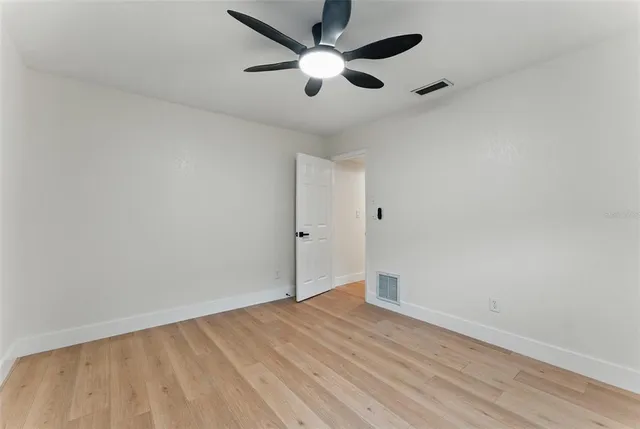 wooden floor in an empty room