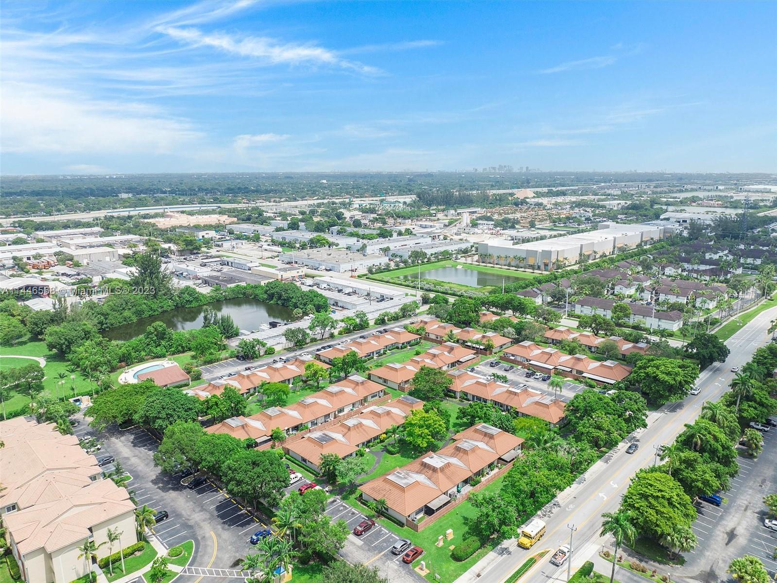 2358 Southwest 70th Way, Unit 6 Davie, FL 33317 - Photo 53 of 55 an aerial view of multiple house