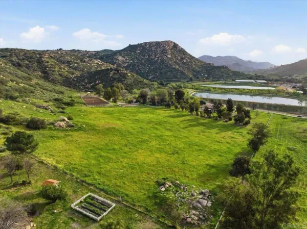 a view of lake with mountain