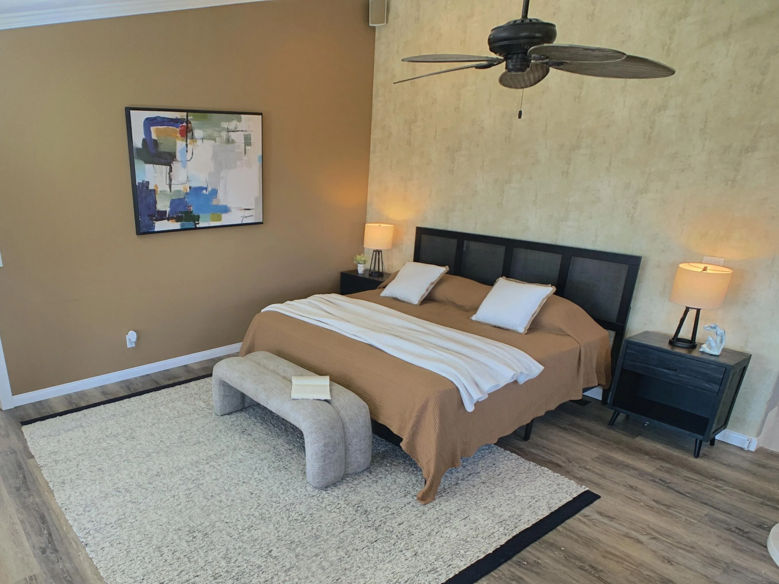 205 Highline Trail El Cajon, CA 92021 - Photo 20 of 45 a bedroom with a bed and a painting on the wall