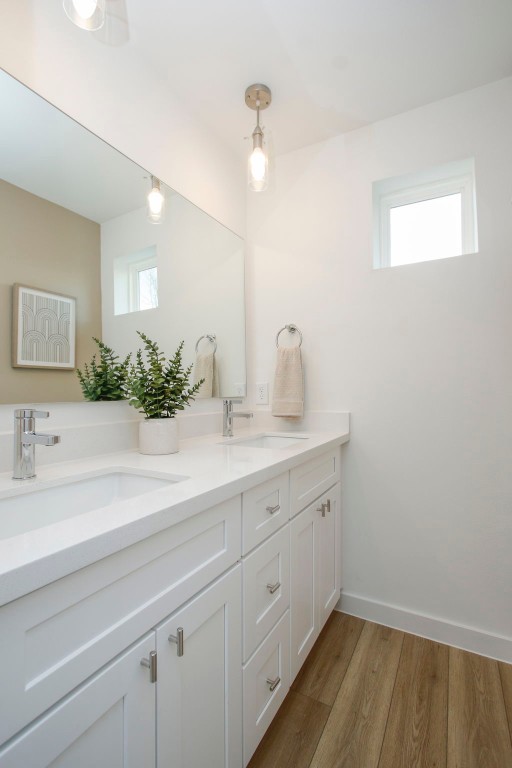 2717 Discovery Trails Conroe, TX 77301 - Photo 26 of 46 a bathroom with a sink and a mirror