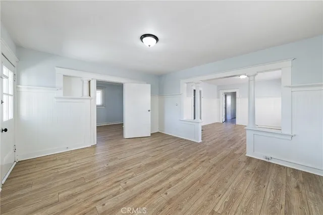 wooden floor in an empty room