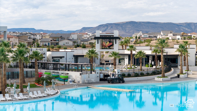 961 West Akoya Pearl Road, Unit 201 St. George, UT 84790 - Photo 44 of 67 Community pool with a residential view and a mountain view