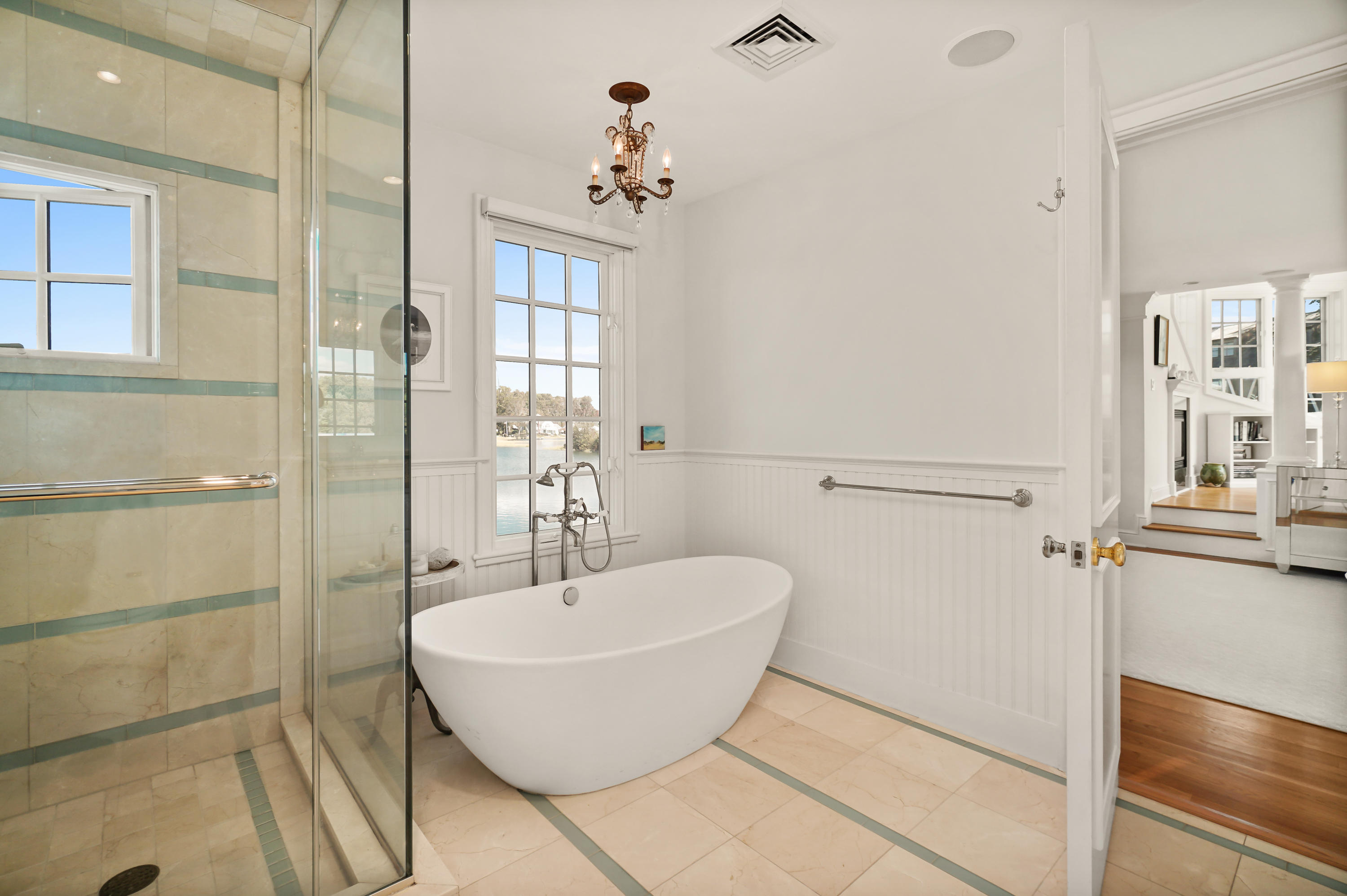 22 Pine Point Road Rowayton, CT 06853 - Photo 17 of 26 a bathroom with a bathtub and shower
