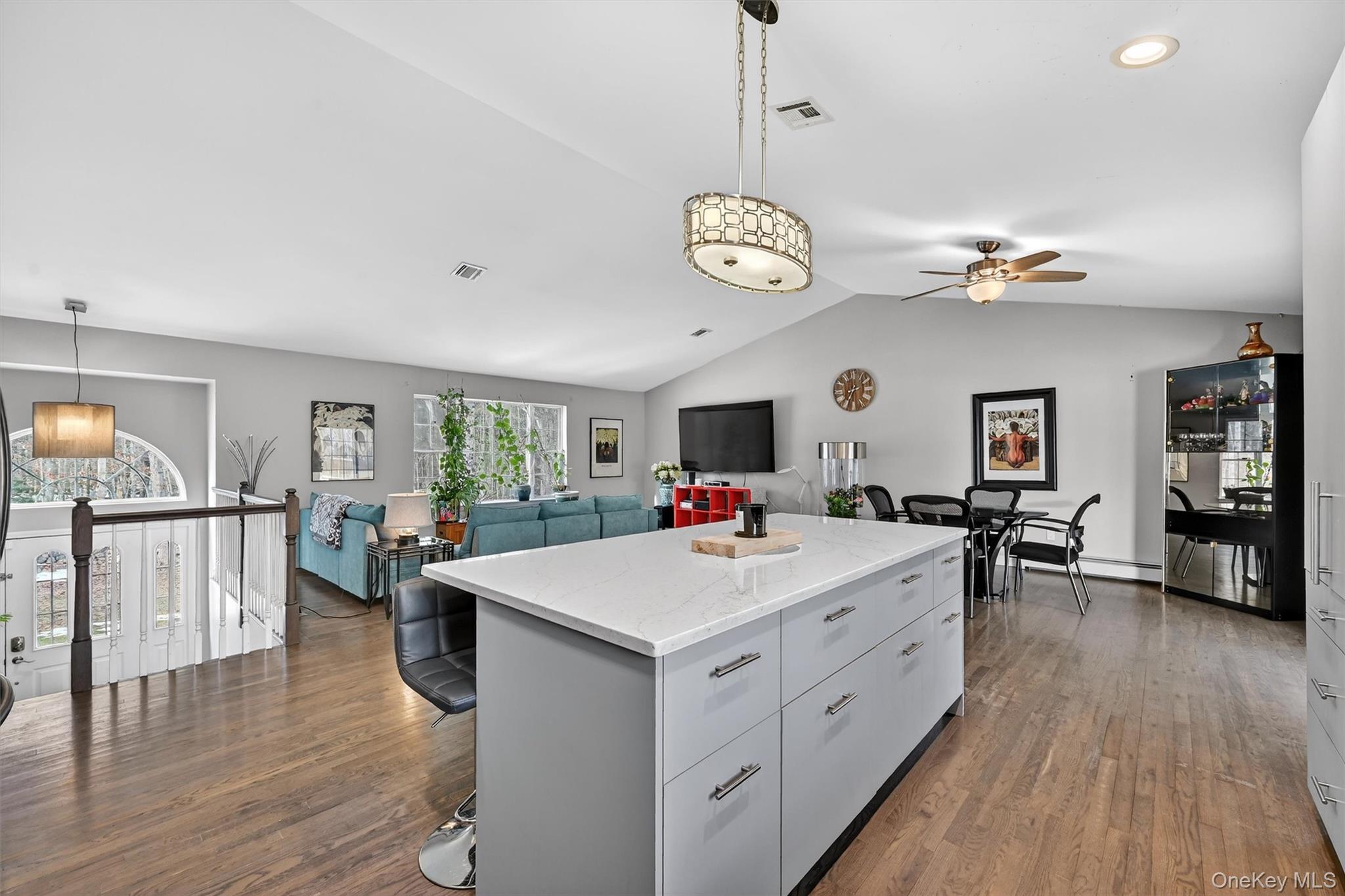 508 Walker Valley Road Pine Bush, NY 12566 - Photo 11 of 26 a view of a kitchen and a dining table chairs