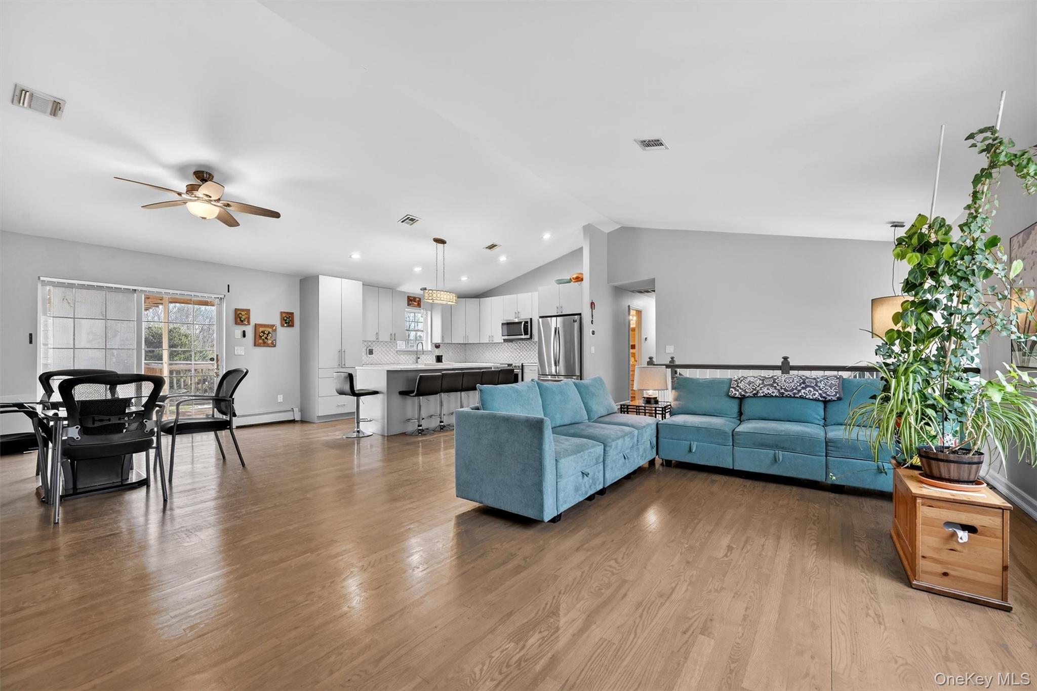 508 Walker Valley Road Pine Bush, NY 12566 - Photo 7 of 26 a living room with furniture and a wooden floor