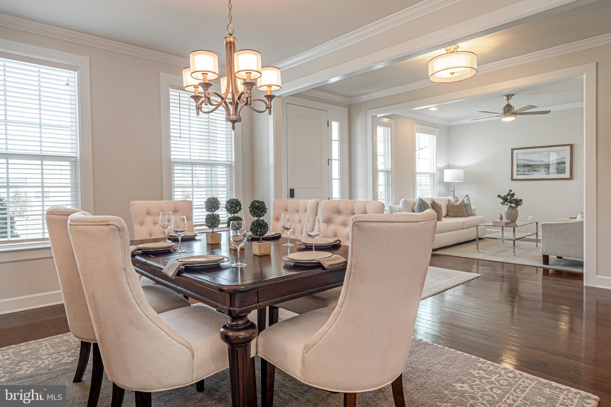 731 Stonecliffe Road Malvern, PA 19355 - Photo 10 of 81 a view of a dining room with furniture and wooden floor