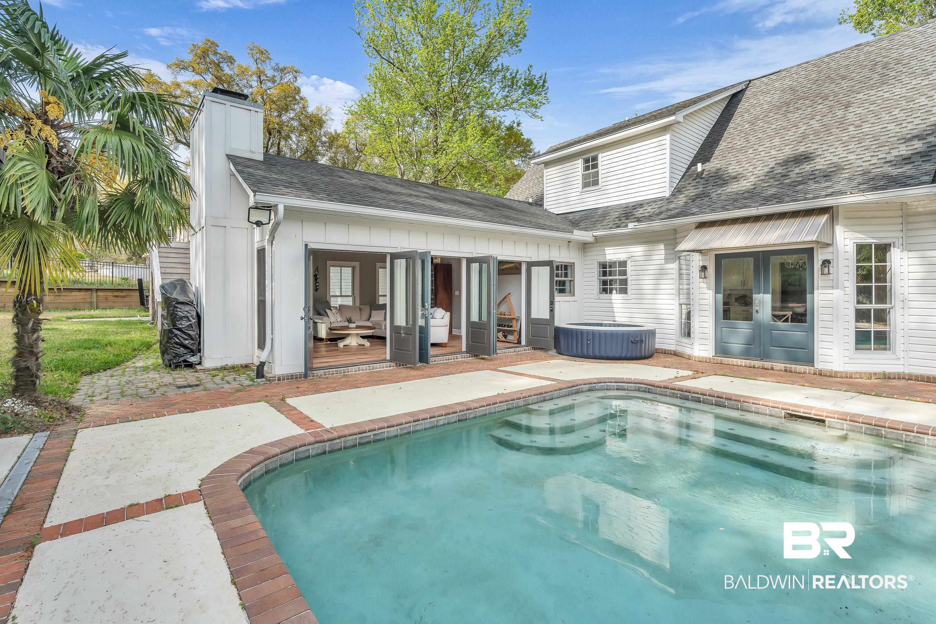 1650 Old County Road Daphne, AL 36526 - Photo 27 of 48 Pool facing Den/Sunroom