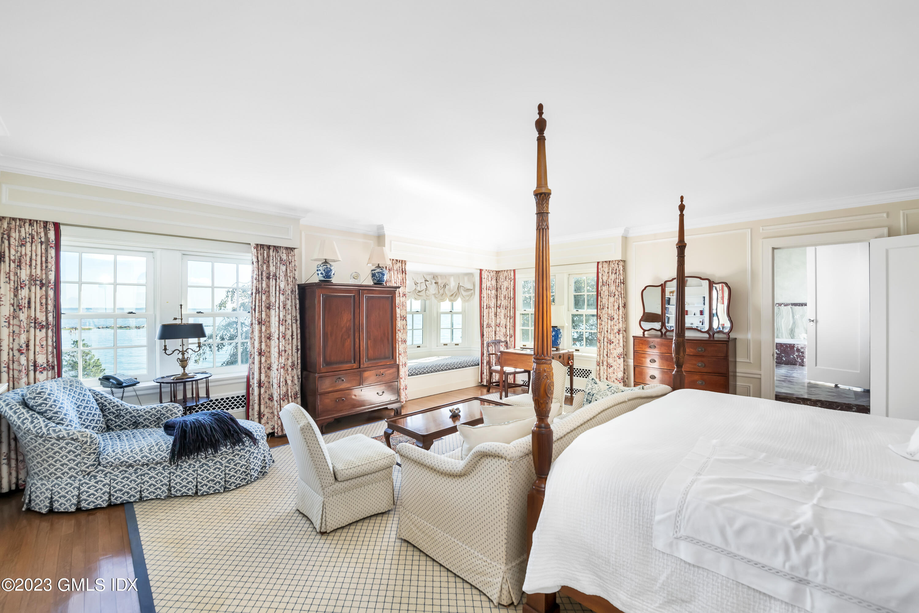 140 Wallacks Drive Stamford, CT 06902 - Photo 11 of 26 a bedroom with furniture and a large window