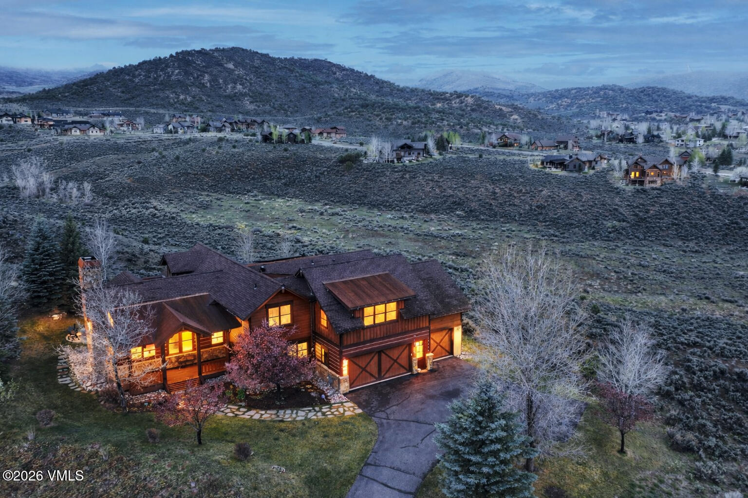 2753 East Haystacker Drive Eagle, CO 81631 - Photo 3 of 41 an aerial view of a house with a yard