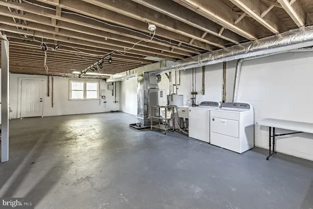 a view of a storage & utility room