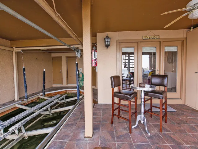 a view of an ocean and beach