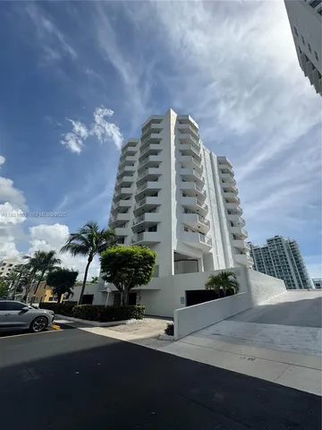 a front view of a building