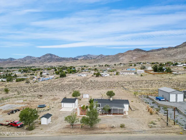 a view of a lake with mountain