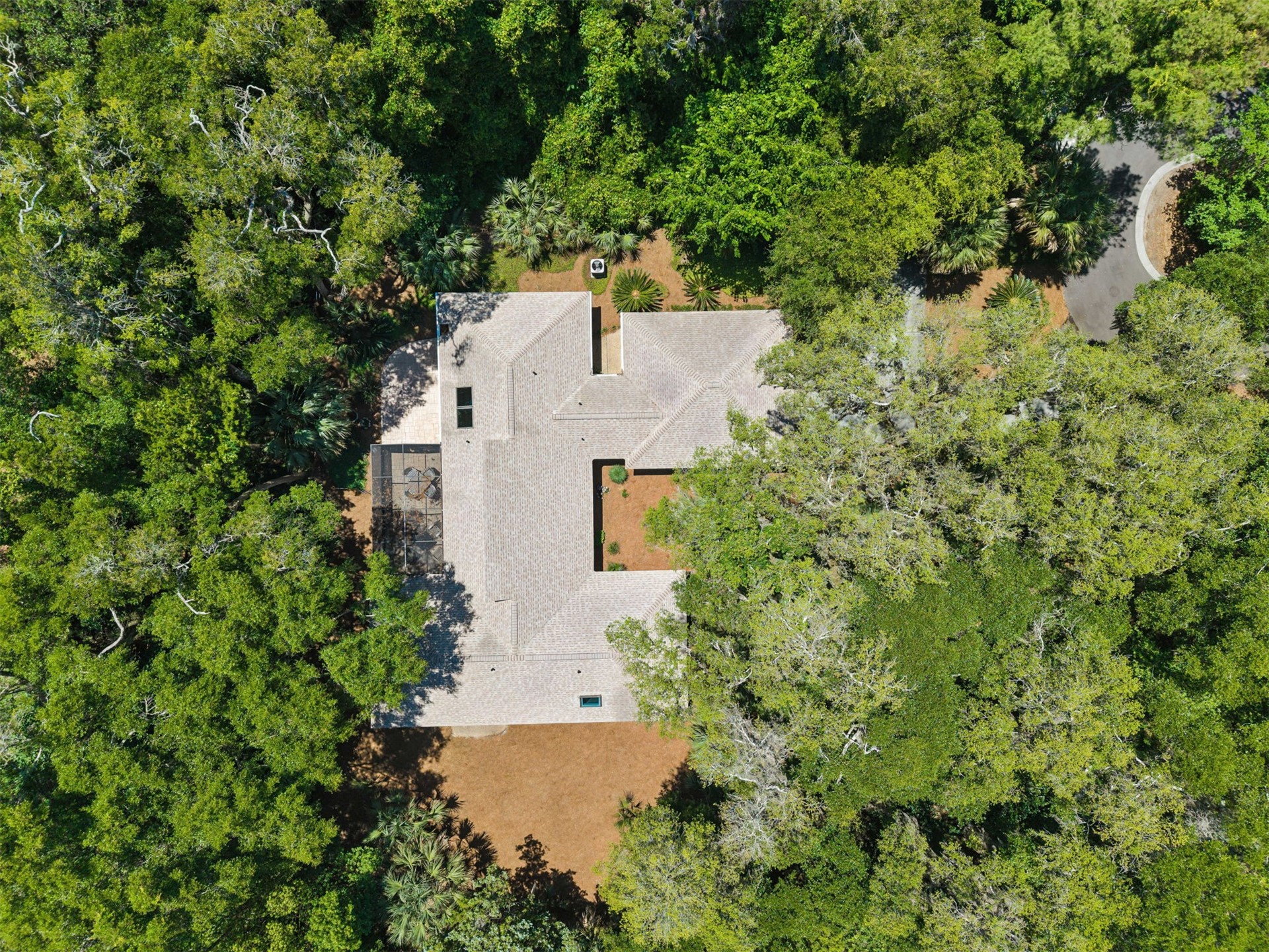 123 Bitternut Road Fernandina Beach, FL 32034 - Photo 85 of 87 This aerial photo highlights the privacy the natural canopy provides.