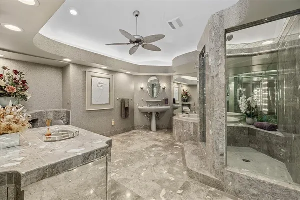 a view of a bathroom