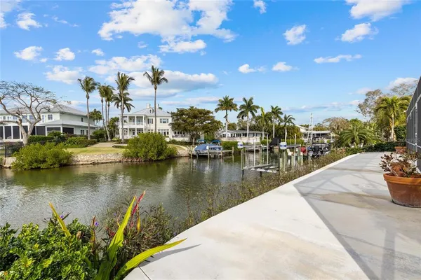 a aerial view of a house with a lake view