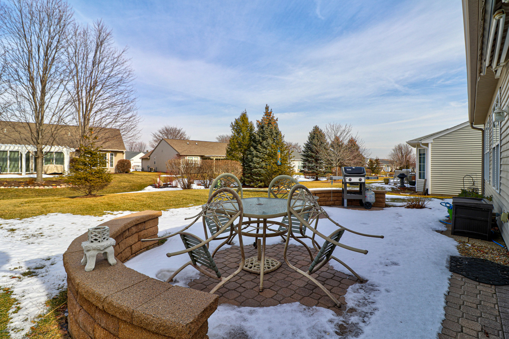 13616 Fallow Drive Huntley, IL 60142 - Photo 19 of 21 a view of a swimming pool with outdoor seating